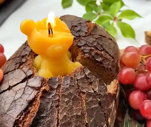 Lumânare comestibilă gourmet